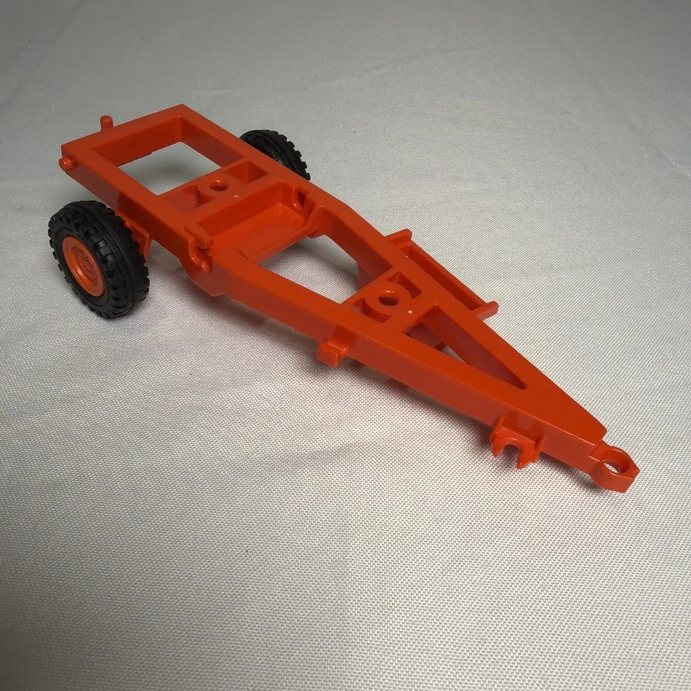 Vintage Red Playmobil Trailer 1977 Rare